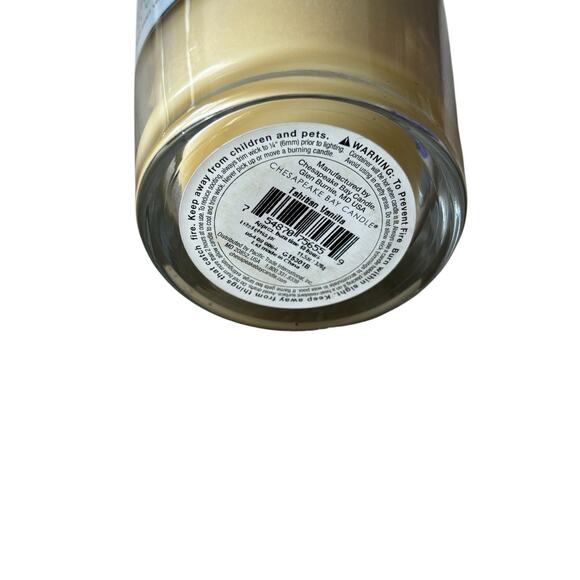 Chesapeake Bay Tahitian Vanilla 11.5 oz Single Wick Jar - Picture 4 of 5